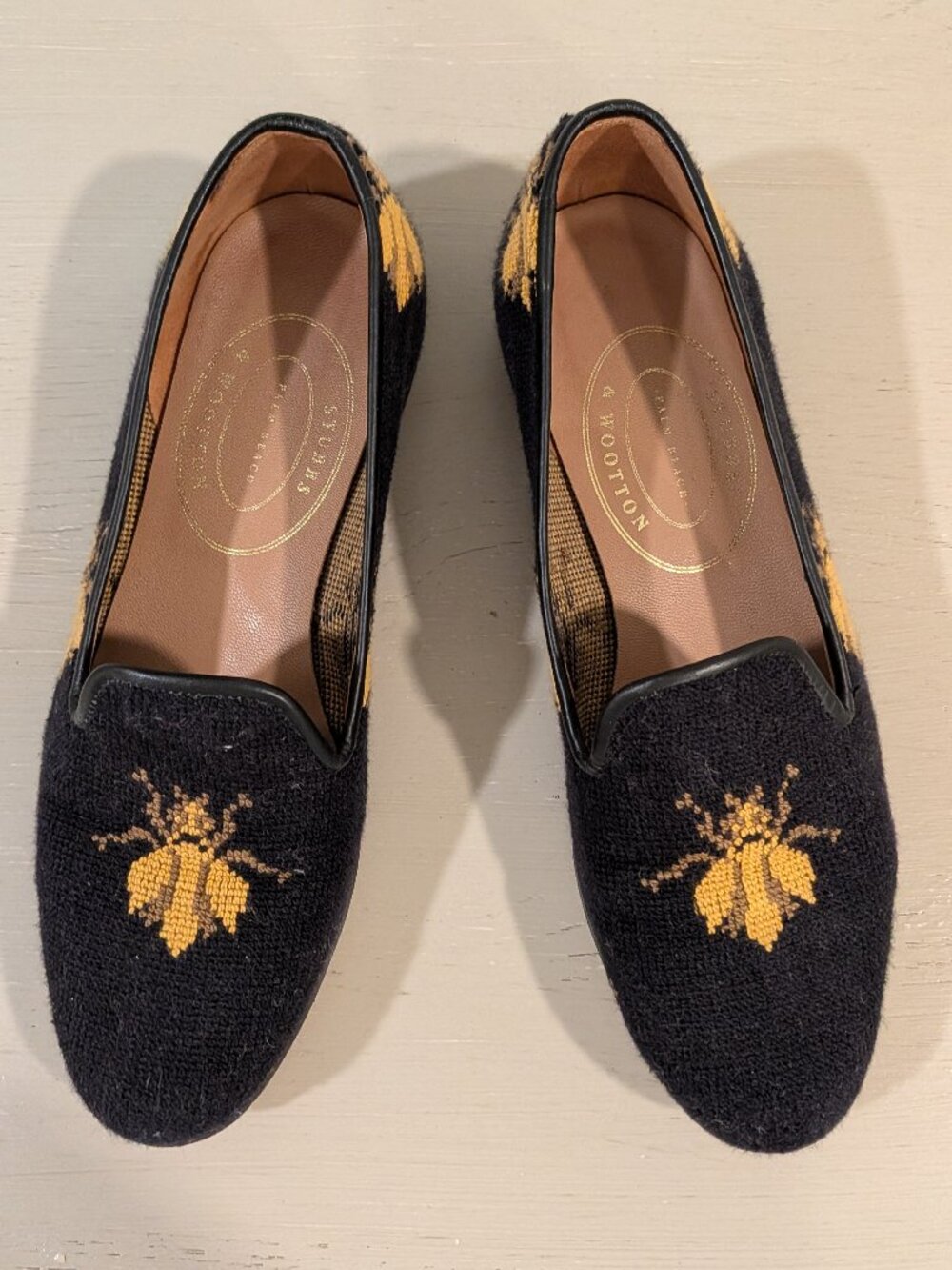 Stubbs & Wootton Bumble Bee loafers